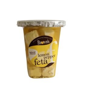 Brown's Lemon Pepper Feta Cheese 200g