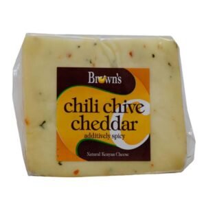 Brown's Chili Chive Cheddar Cheese 225g