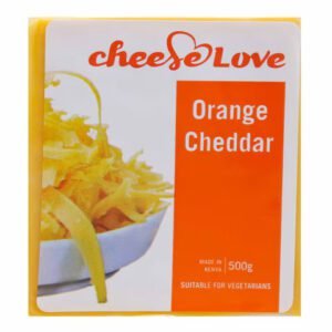 Cheeselove Orange Cheddar – Bold & Creamy 500g