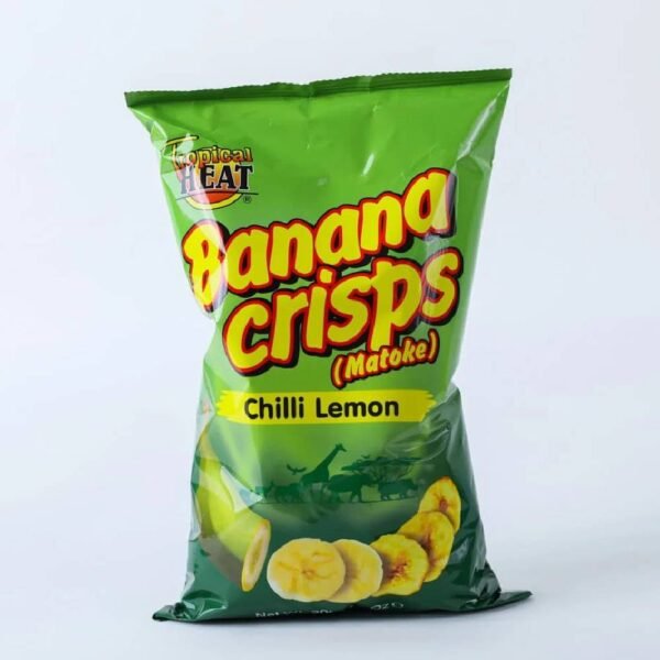 Tropical Heat Banana Crisps Round Chilli Lemon